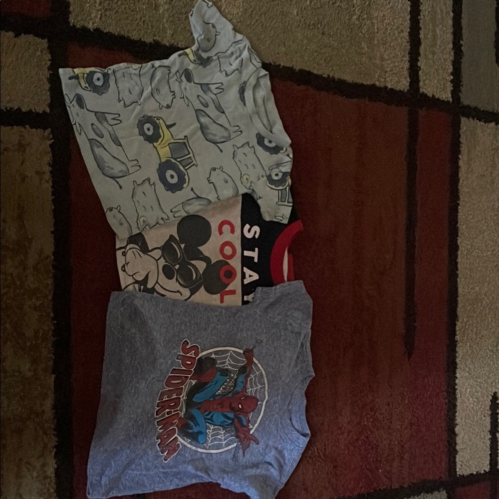 Marvel Spider-Man Gray Kids Tee
